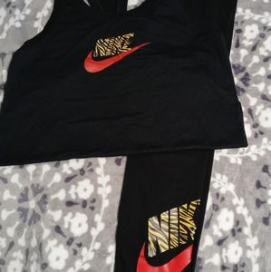 Nike leggings and matching top